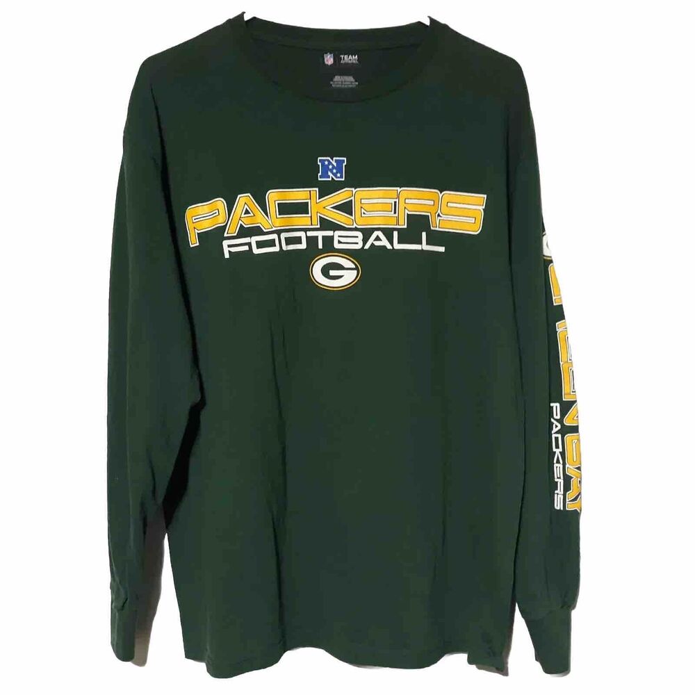 Green Bay Packers Mens/Womens Pullover Long Sleeve Shirt Large Football NFL